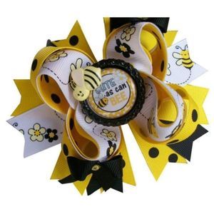 4.5 INCH "CUTE AS CAN BEE" HAIRBOW